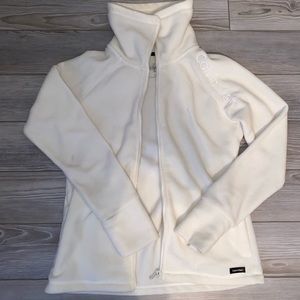 Calvin Klein Ivory Fleece Jacket
